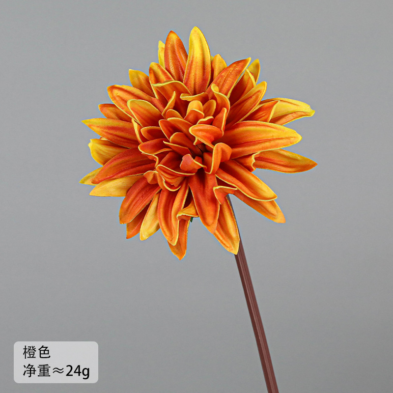 PU 단일 작은 꽃(잎 없음) //주황색