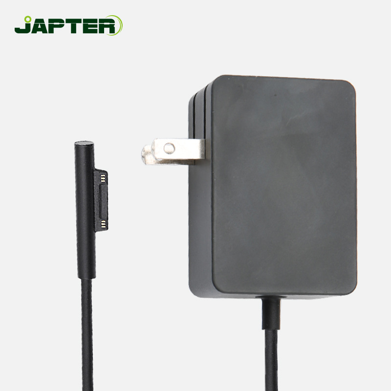 Adaptador de Corriente para Microsoft Surface Pro 6, Cargador Portátil, Carga Directa