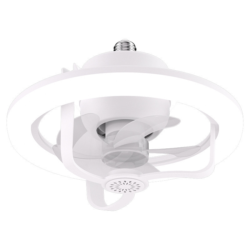 Cross border LED360 ° 首振りファンライト E27 ネジリモコンファンライト 50 ワット寝室書斎浴室ファン|undefined
