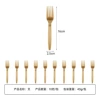 Small gold forks 10 pcs 1 pack