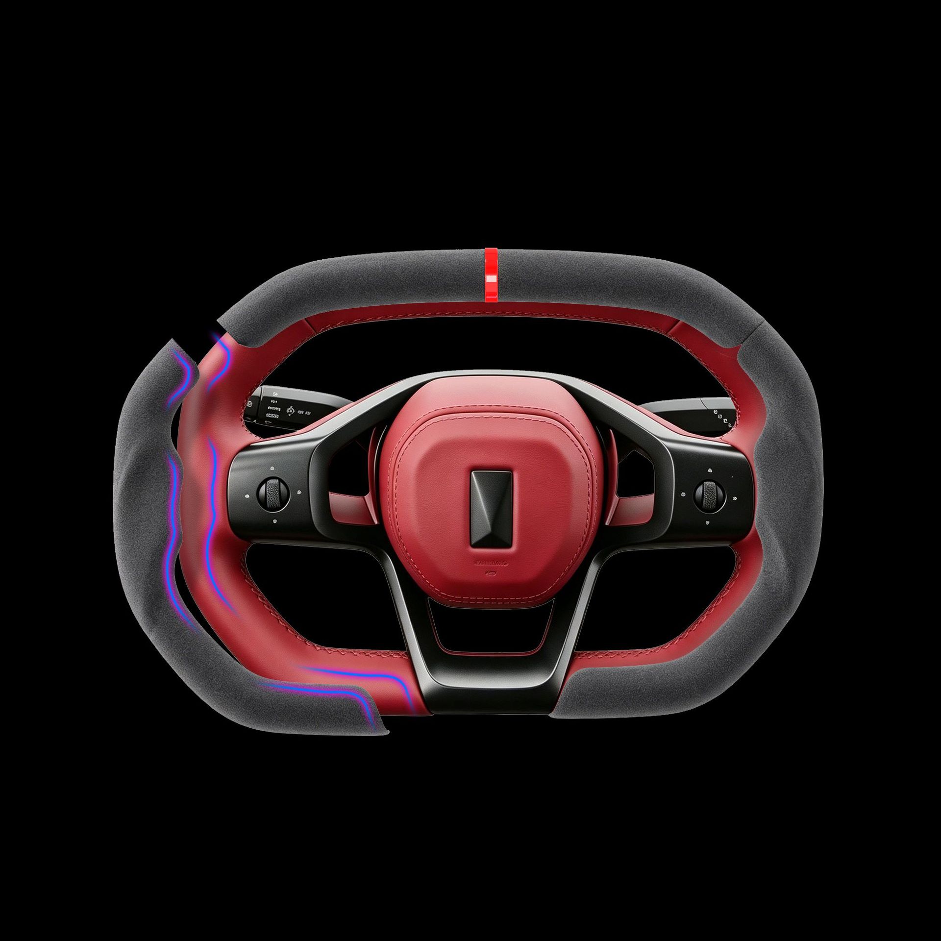 Suitable for Avita, full-fit special steering wheel cover, ultra-thin suede, three-section, all-season non-slip interior handle cover