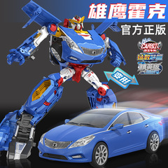 正規版のカレーの宝の車の神の変形の自動車の雄の鷹のホークの金剛のカードの宝のロボットの子供のおもちゃの男の子の卸売り