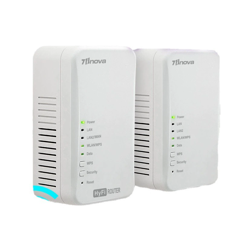 7inova · набор электрокабеля с передачей по силовой линии и беспроводным Hyfi, Ethernet-адаптер 500 м + 300 м