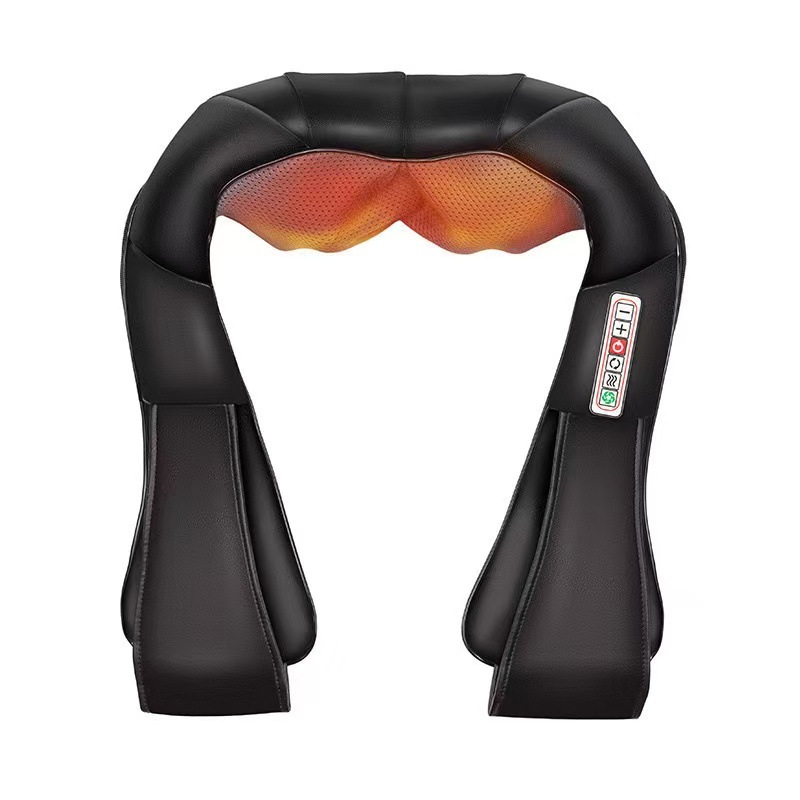 Masaje de compresión caliente transfronteriza, masajeador de hombro y cuello caliente doméstico, masajeador de espalda lumbar eléctrico, masajeador de columna cervical image 12