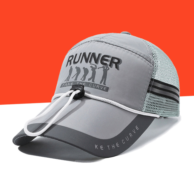 Spring Summer Extended Versatile Fishing With Luminous Strips Protection Sun Windproof Rope Large Brim Sports Hat_voghion.com