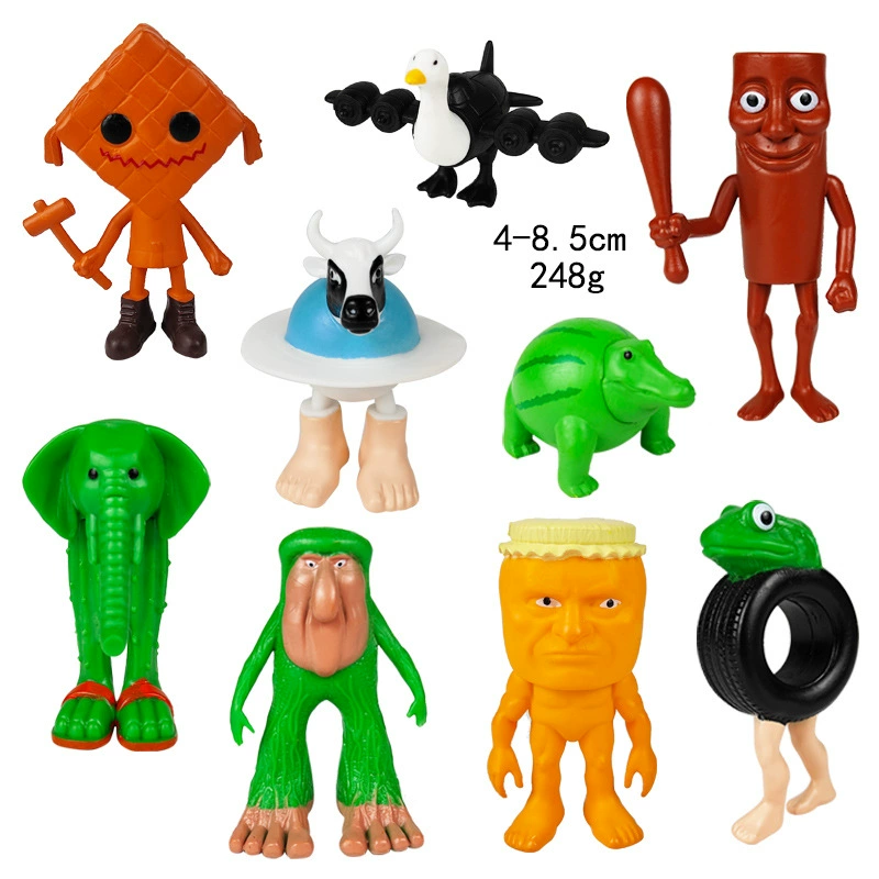 Фигура Шанхай Jing Tralala деревянная палочка-человек, assorted characters, пакет OPP, 0,4 кг