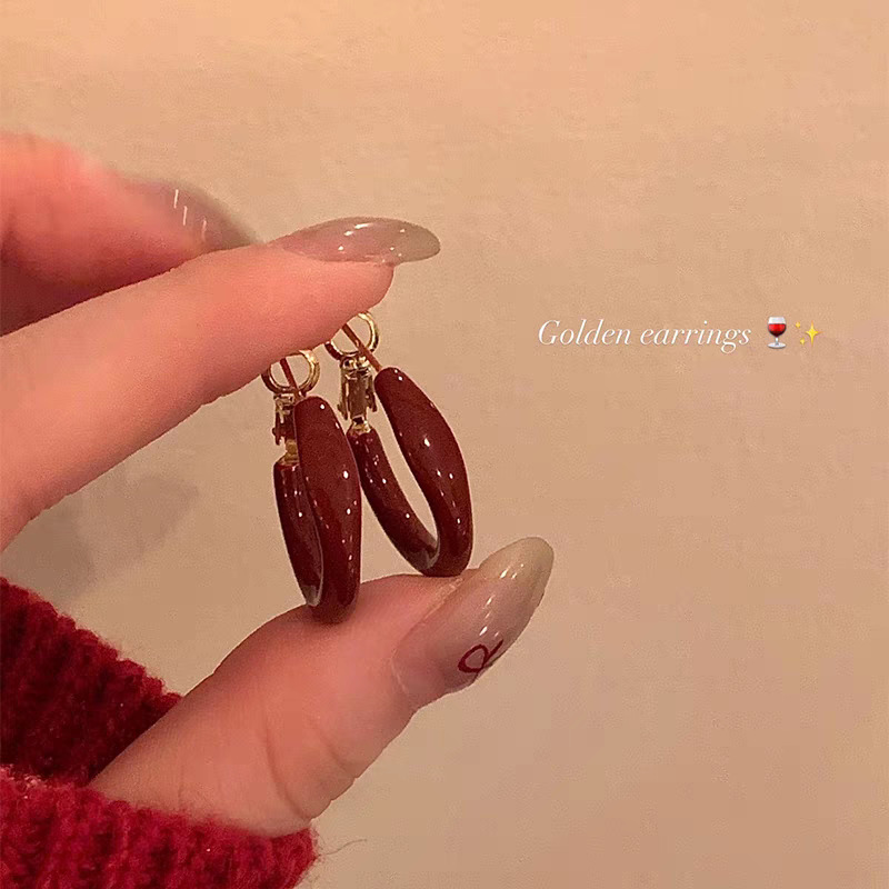 22#Angora red flat surface irregular about 2cm