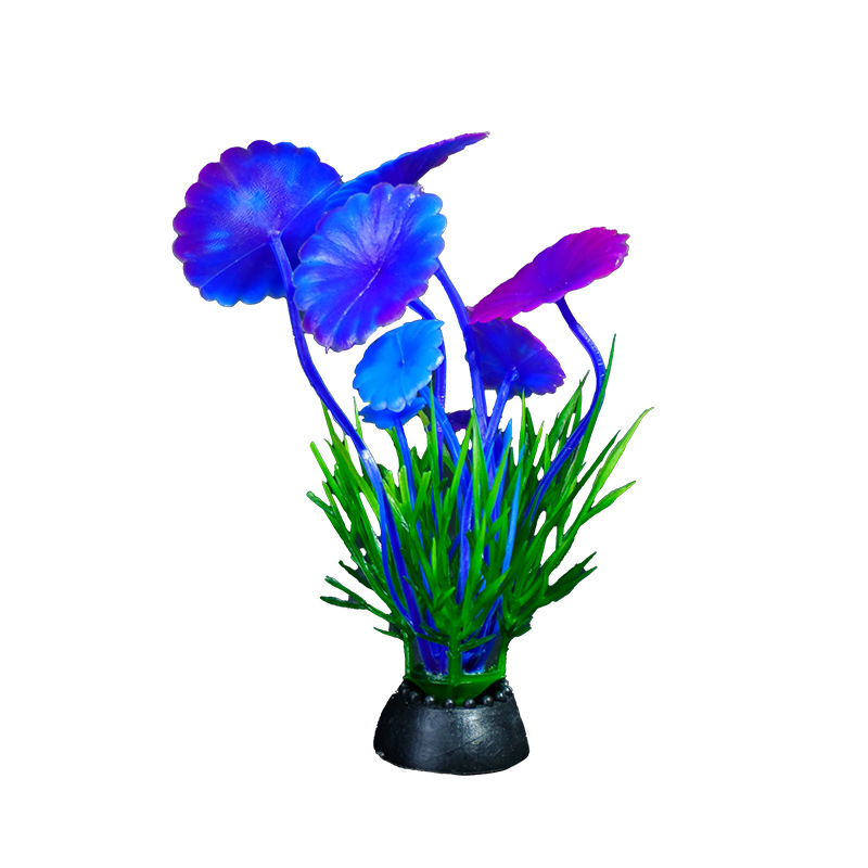 Simulación de plantas de agua, flores falsas, paisajismo de acuario, venta directa de fábrica, pecera al por mayor, caja de arena, plástico decorativo