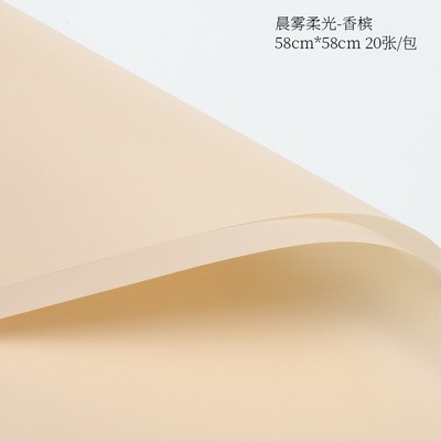 Venta al por mayor tienda de flores materiales florales niebla de la mañana luz suave engrosada Flor de Papel impermeable mate ramo flor envoltura coreano papel normal