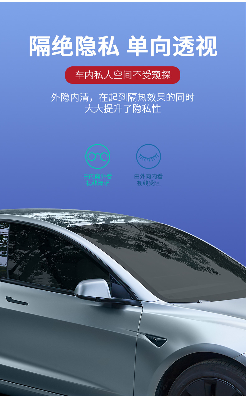DuPont Purple Colorful Solar Film Bimetal Magnetron Reflective High Insulation Film Ghost Rose Imperial Green Film Wholesale