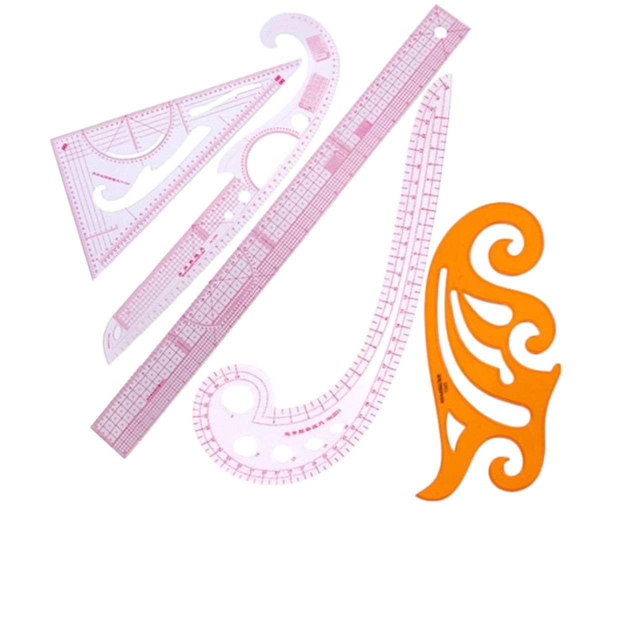 Regla de fabricación de patrones de ropa Regla de calibre Regla de calibre Regla de corte Regla de corte Regla de arco Cubierta de regla de fabricación de patrones de dibujo