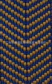 Spot poliéster algodón imitación poliéster poliéster V punto jacquard color contraste algodón cinturón de lona bolso de hombro cinturón de mano cinturón de cuero