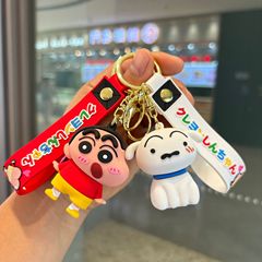 クロスボーダーのクレヨンしんちゃんのキーホルダーは白で家に帰ります。