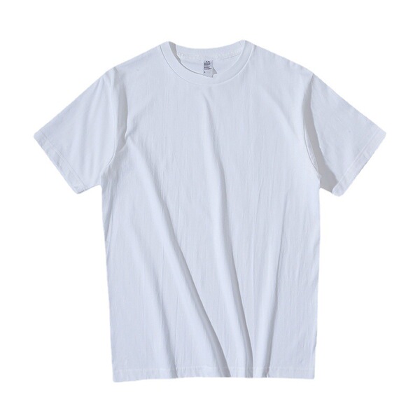 cotton white base body-friendly summer short sleeve T-shirt