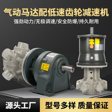 活塞式齿轮减速气动马达 风之动大扭矩大功率气马达 适用传动设备