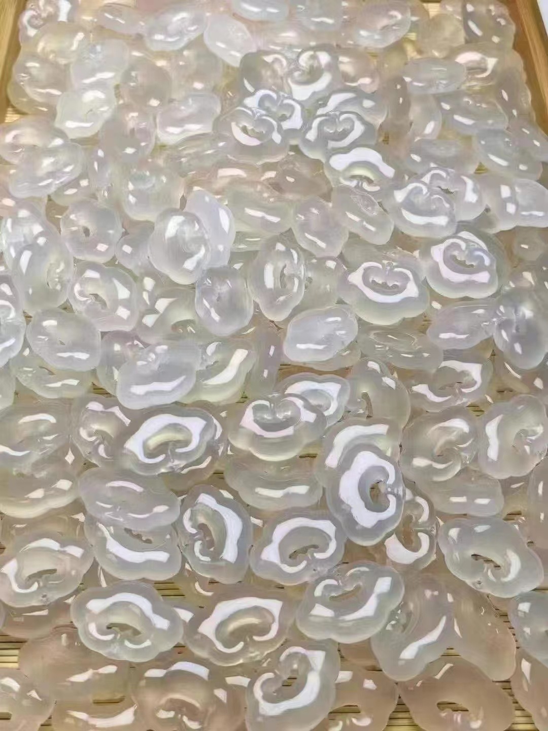 칼세도니 상서로운 구름 자물쇠 펜던트-싱글 펜던트