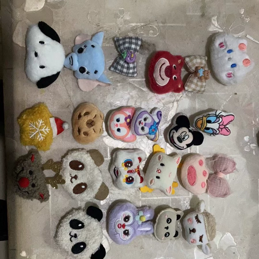 Новая модель с принтом плюшевой тканевой куклы ювелирные аксессуары diy аксессуары для волос материал для одежды обувь аксессуары