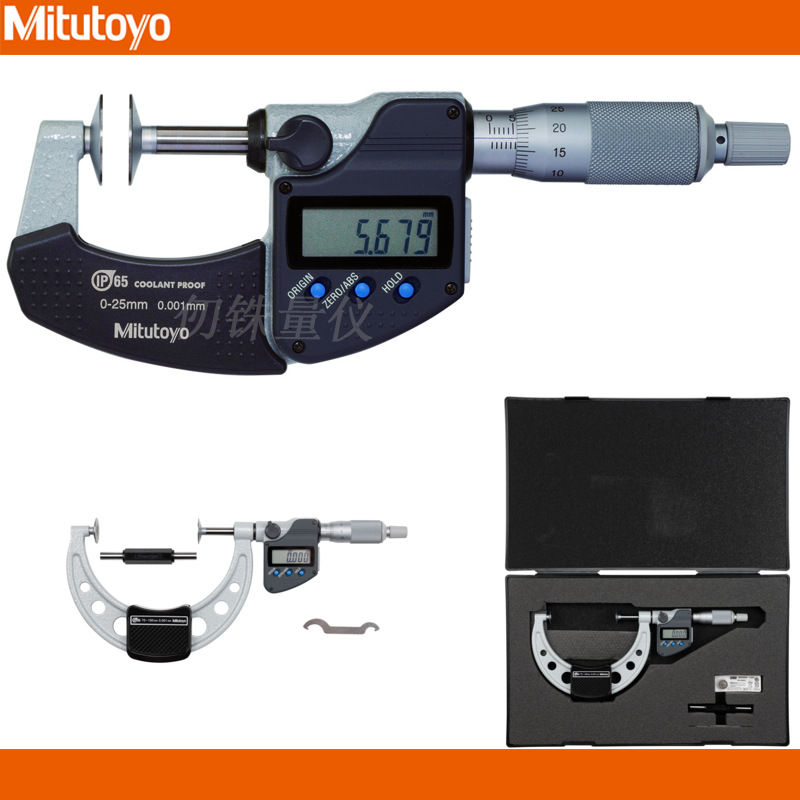 三丰公法线千分尺323-253-30 GMA-100MX公英盘型测微仪323-353-30