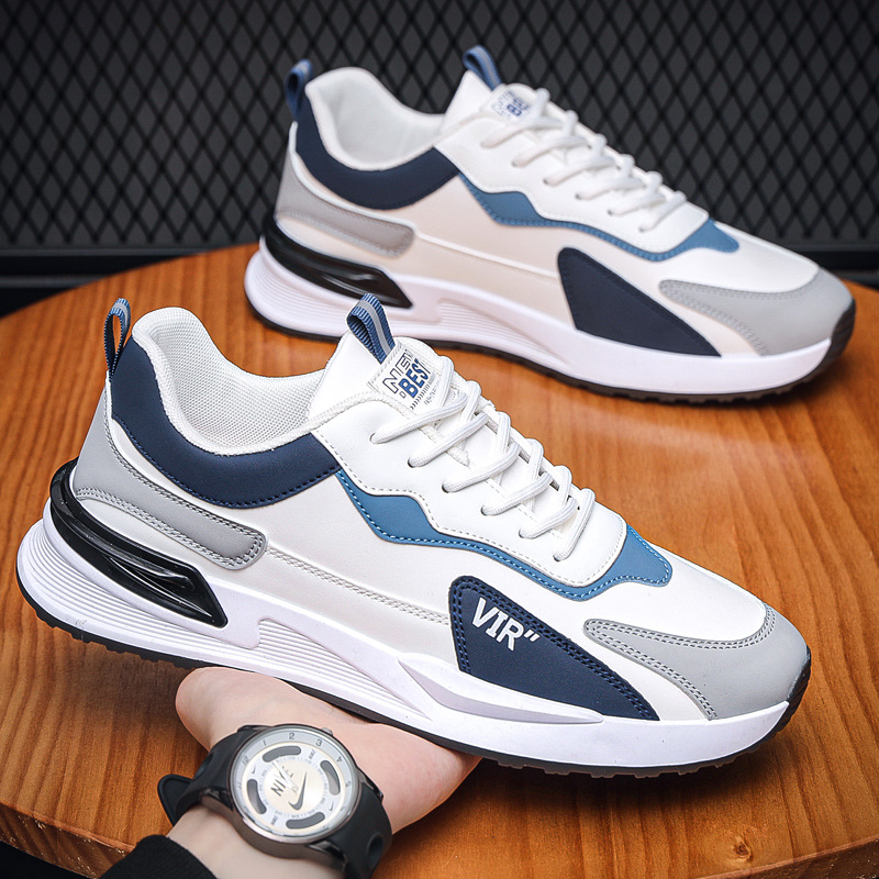 Zapatos de hombre calientes 2025 otoño y invierno zapatos deportivos casuales de moda coreana transpirables antideslizantes zapatos de correr suaves ligeros