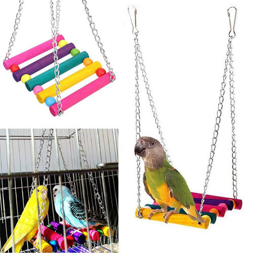 Parrot Toy Bird Toy Set Amazon Cross-Border Set Toy Bird Supplies Utensils Factory Direct Sales