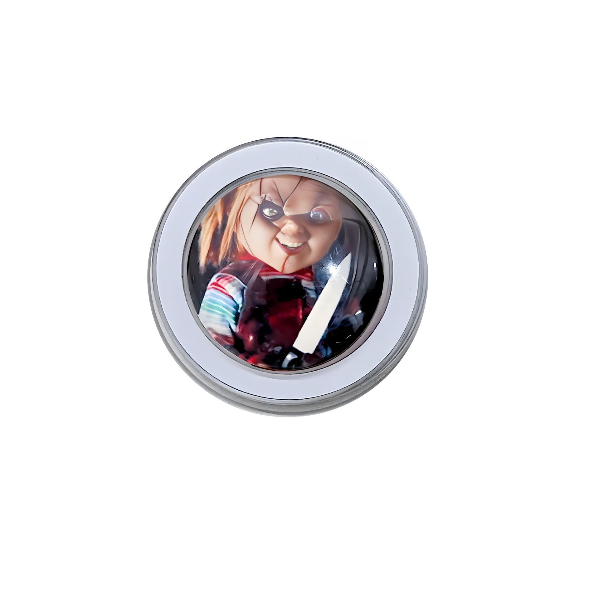 Αποκριάτικη αστεία προσωπικότητα χαρακτήρα γυάλινη μαγνητική θήκη αερόσακου επιφάνειας εργασίας κατάλληλη για δώρα κινητών τηλεφώνων_voghion.com