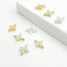 ǿ��ɫ��18K14K��΢���ʯդ��˫����׹������������ diy�������
