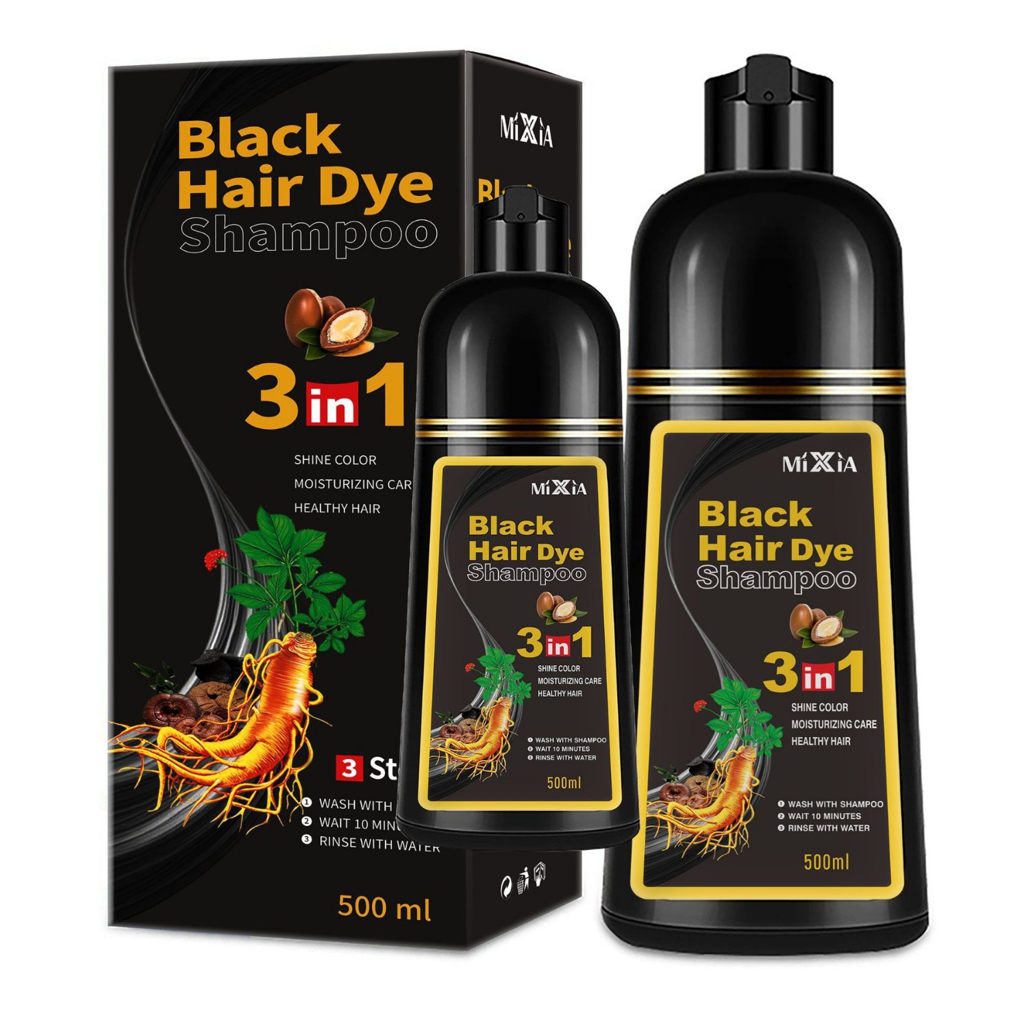 Comercio exterior un tinte de cabello negro tinte de burbujas de plantas tinte de color popular tinte de cabello blanco tinte de cabello 500ml