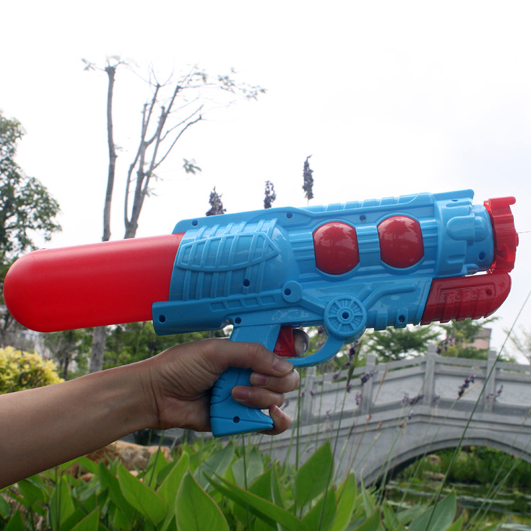 儿童玩具打水仗滋水枪高压大容量水枪抽拉式水枪压力水枪沙滩玩具