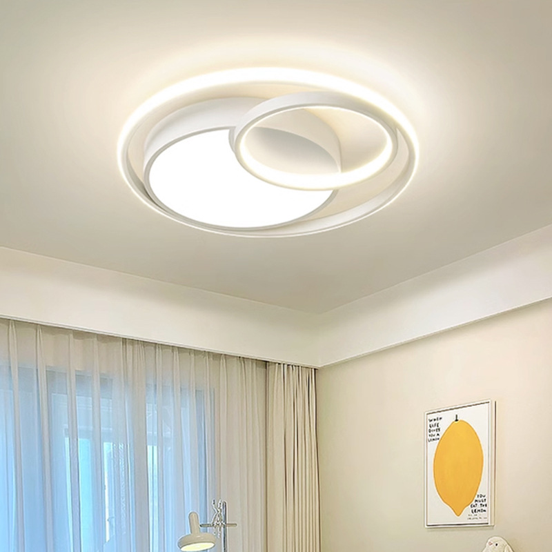 Lámpara de techo LED de espectro completo para sala de estar, nueva lámpara moderna minimalista con protección para los ojos para iluminación de estudio y dormitorio.