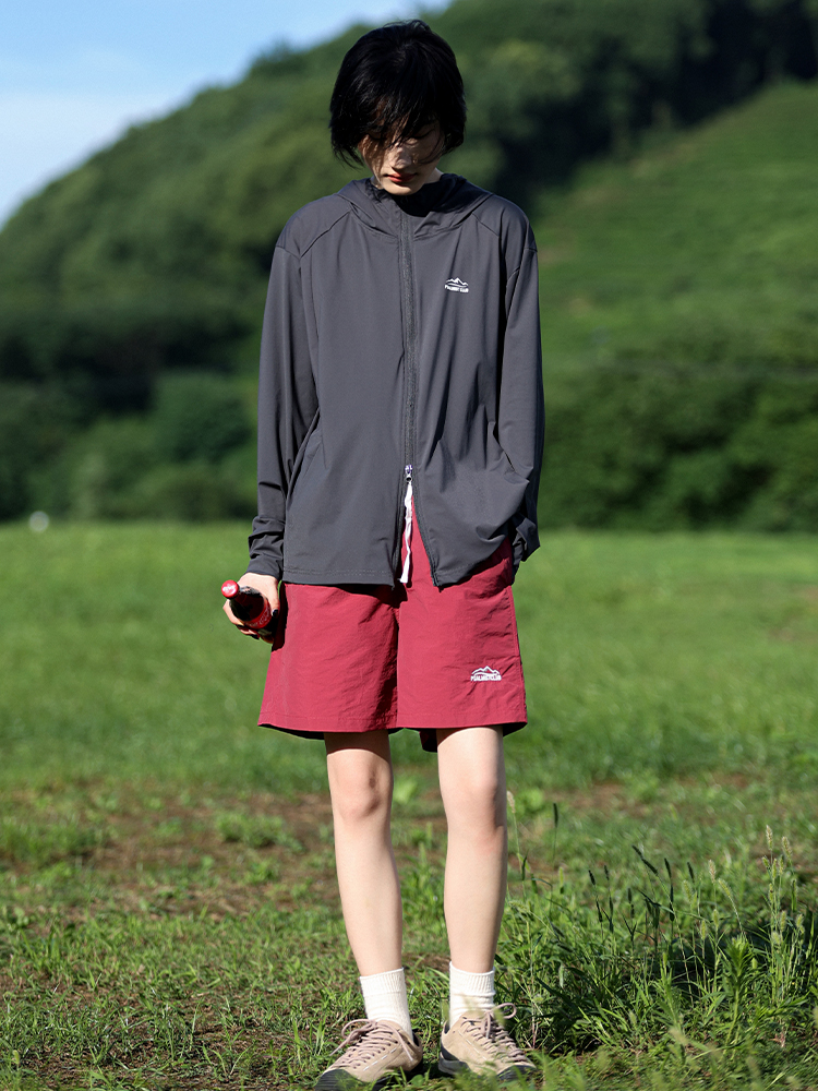 Summer Japanese travel solid color quick dry trousers