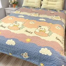 牛奶绒三件套床盖单件宿舍单人毛毯冬季通用双人床单加厚被罩夹棉