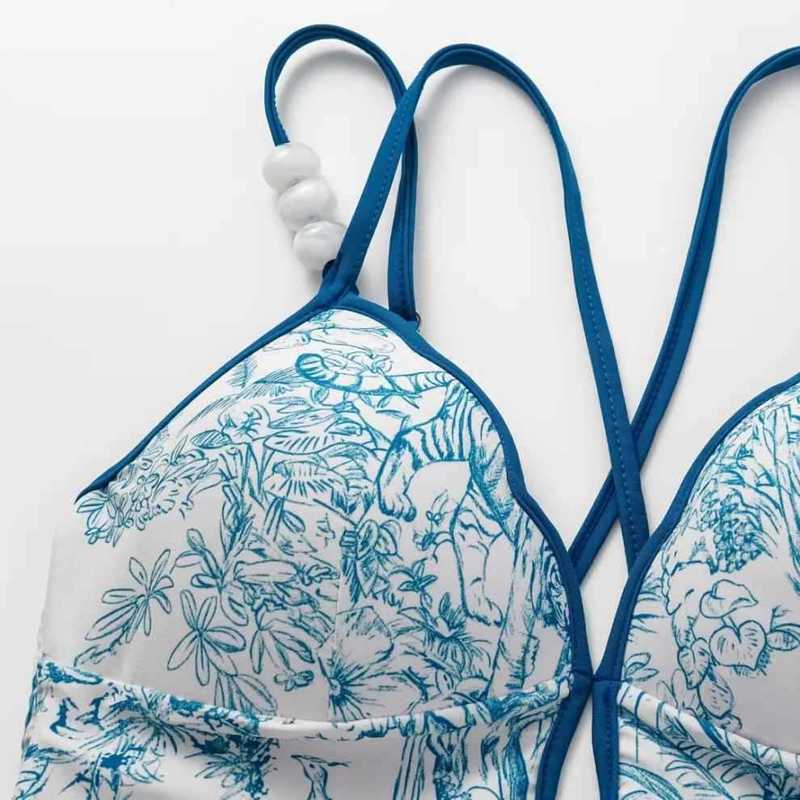 2025アマゾン速売通Temu欧米の新型ワンピース水着女性ボヘミアン温泉リゾートビーチ|undefined