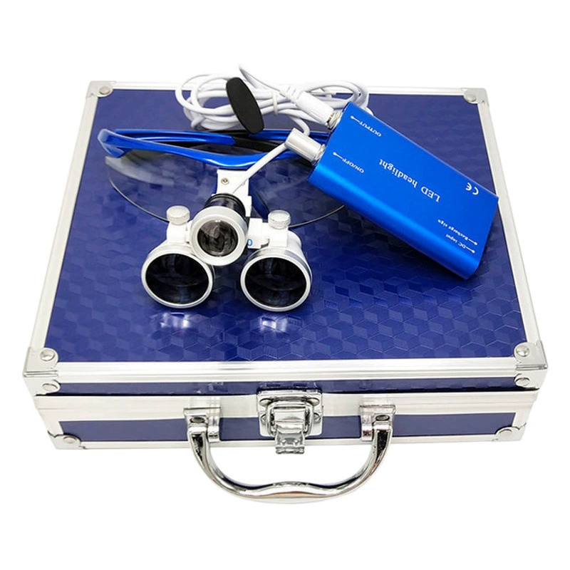Стоматологическая лупа со стоматологической светодиодной фарой для хирургического хирурга, орального имплантата, оборудования для осмотра освещения