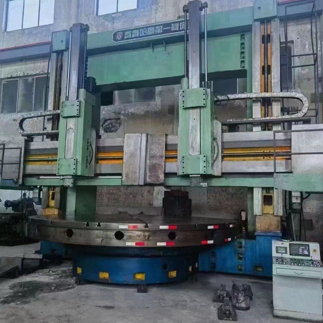 处理二手齐重DVT500x31-32数控立式车床主电机功率55