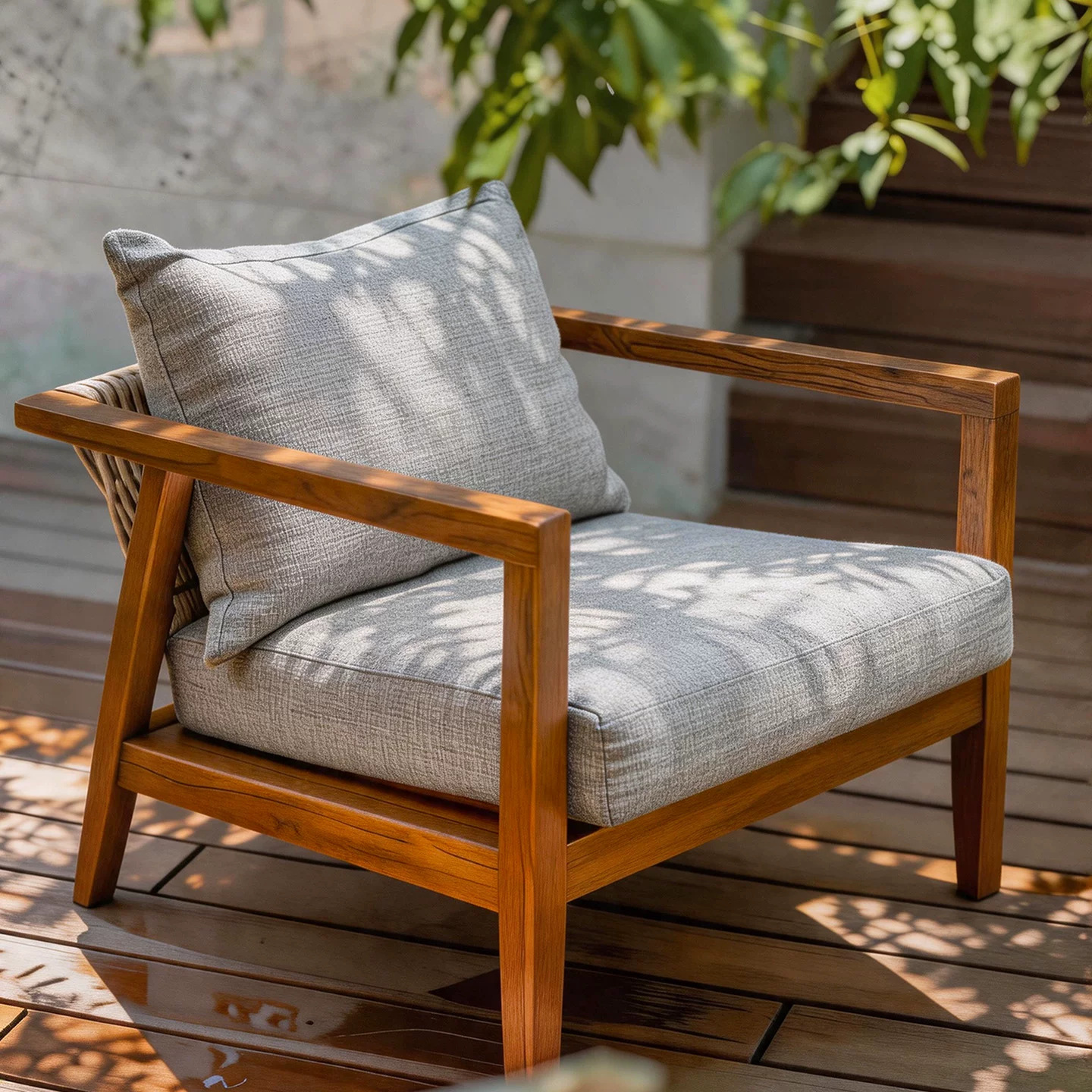 Almohada al aire libre gris pálido
