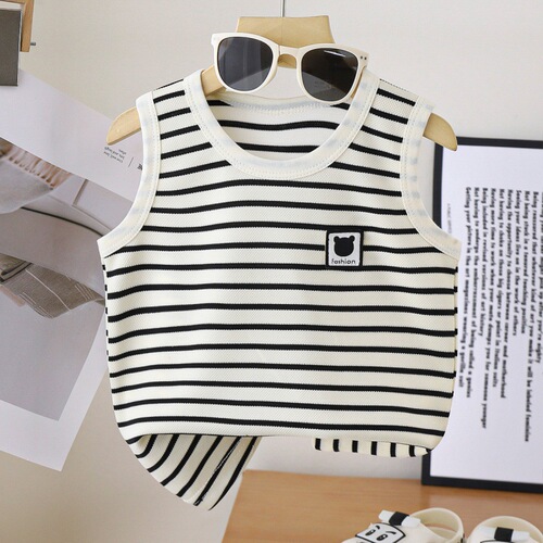 Children's Short Sleeve Top Summer New 2024 Boys' T-Shirt Baby Casual Girls' Short Sleeve Korean Style Top Children's Clothing