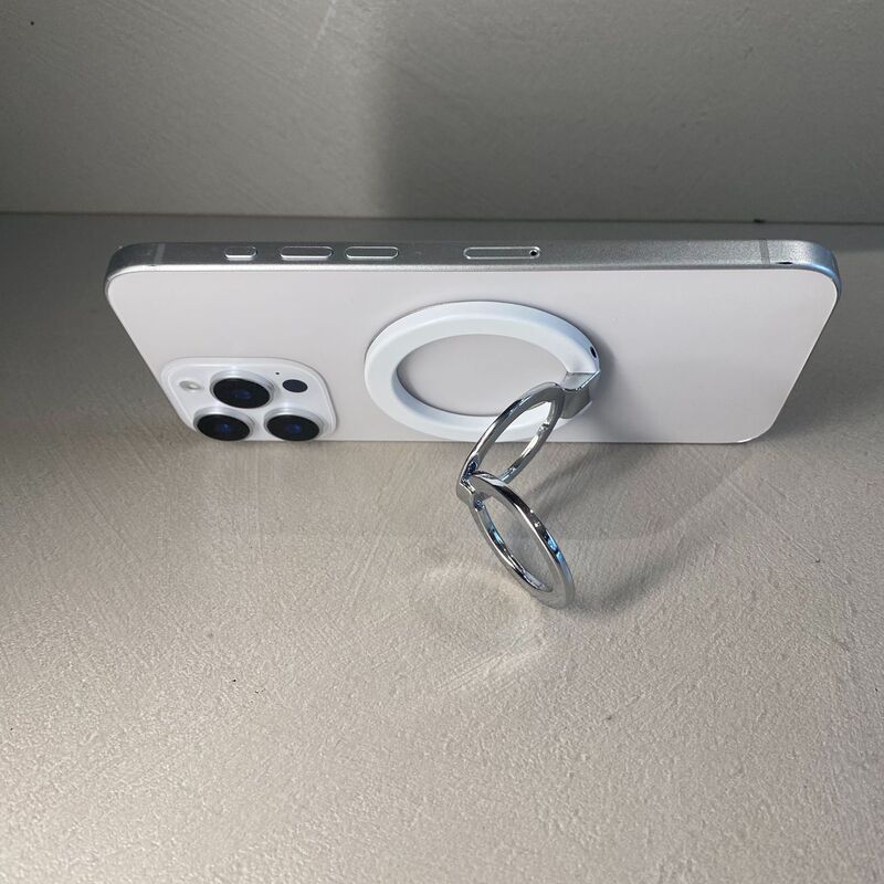双环磁吸指环扣手机支架磁力折叠旋转桌面磁力单面磁吸magsafe|undefined