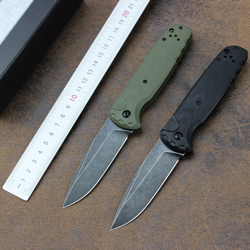 蝴蝶BM4300户外折叠刀EDC钓鱼工具跨境批发高硬度 G10 柄折刀