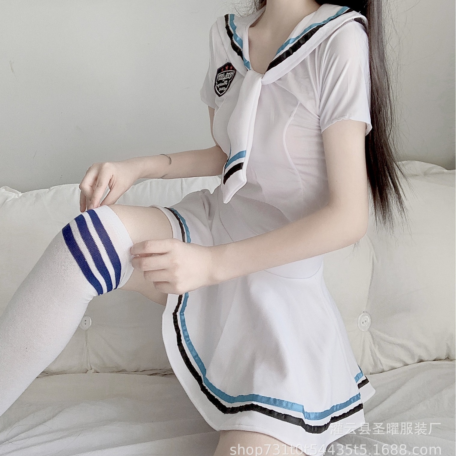 Sexy jk uniforme tentación nuevo sexy sexy estudiante falda corta club nocturno jk traje de actuación traje de marinera japonés mujer