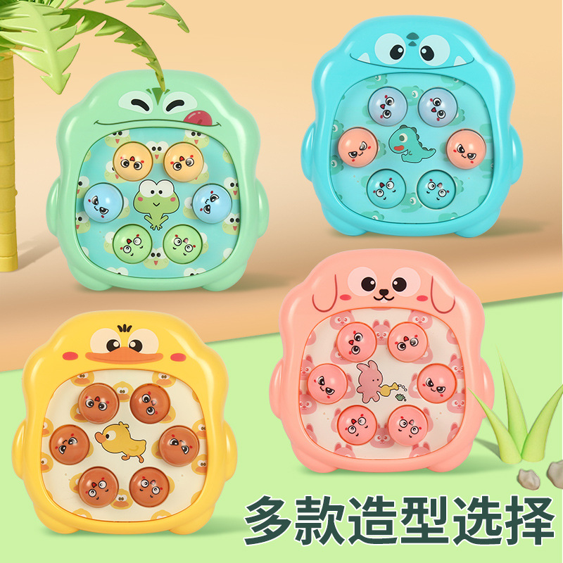 Exportación de juguetes de hámster grandes, bebés, niños, percusión, roedores, dibujos animados, percusión, martillos, consolas de juegos para padres e hijos