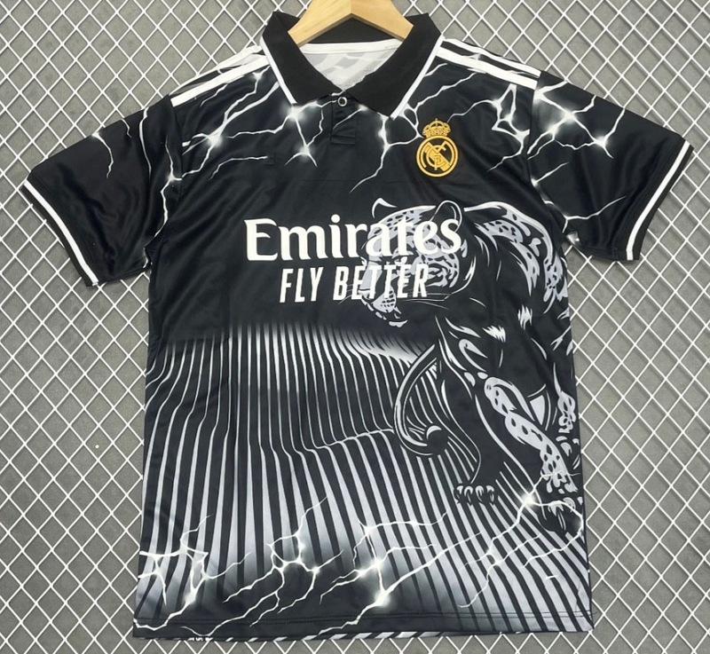 新款足球服2526皇马巴西特别版短袖跨境t恤 Real Madrid足球衣|undefined