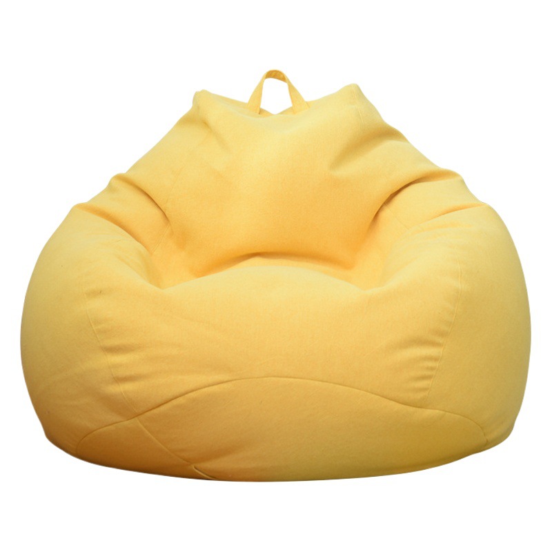 Algodón perezoso sofá cubierta (cubierta de tela) bolsa de frijol sofá cubierta sofá abrigo desmontable y lavable cubierta de la bolsa de frijol cubierta
