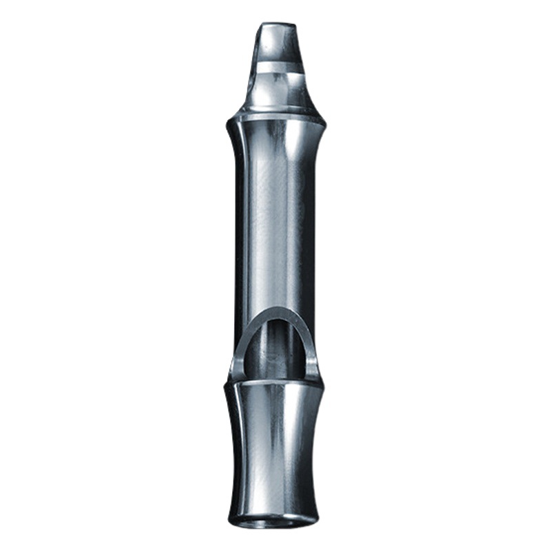 Pioneeredc Titanium Alloy Whistle Single-Tube Loud Outdoor High-Frequency Hanging Hole High-Decibel Stainless Steel Whistle