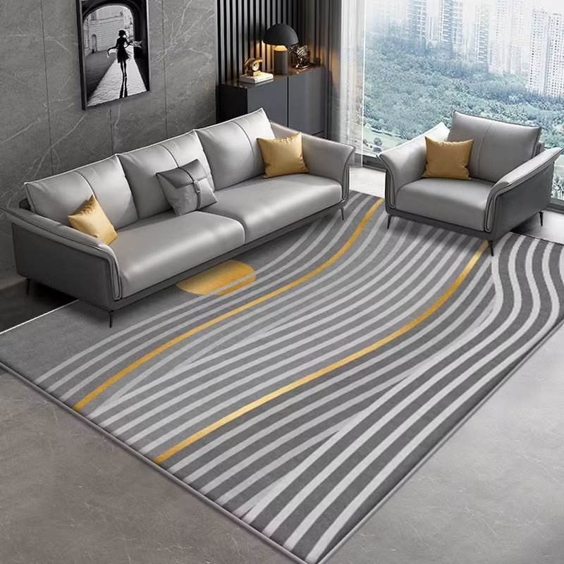 Italiano minimalista cristal terciopelo ins estilo sala de estar alfombra absorbente dormitorio cama manta sala de estar baño piso mat