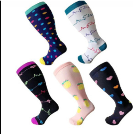 화이트 ECG 도트 퍼플 ECG 파인애플 사랑