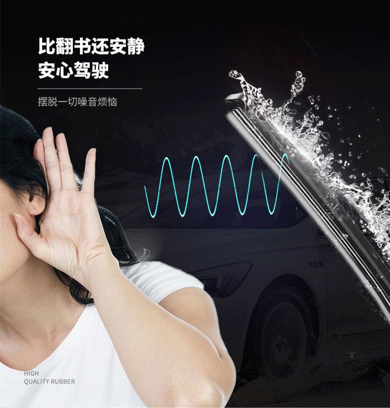 Suitable for Lexus Nx200T Wiper Blades Car 260 Frameless 350 Front and Rear 300H Wiper Blade Rubber Strip
