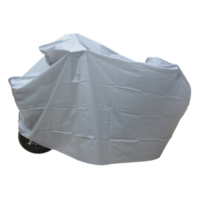 Polyester Cloth Electric Vehicle Cover, Four-Season Universal Windproof and Dustproof Bicycle Rain Cover, Motorcycle Dustproof Cover