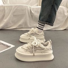 Stylish Loafers for Women: Thick Sole Platform Shoes, 2025 Spring and Autumn New Arrival, Height Increasing Casual Sports Baguette Shoes