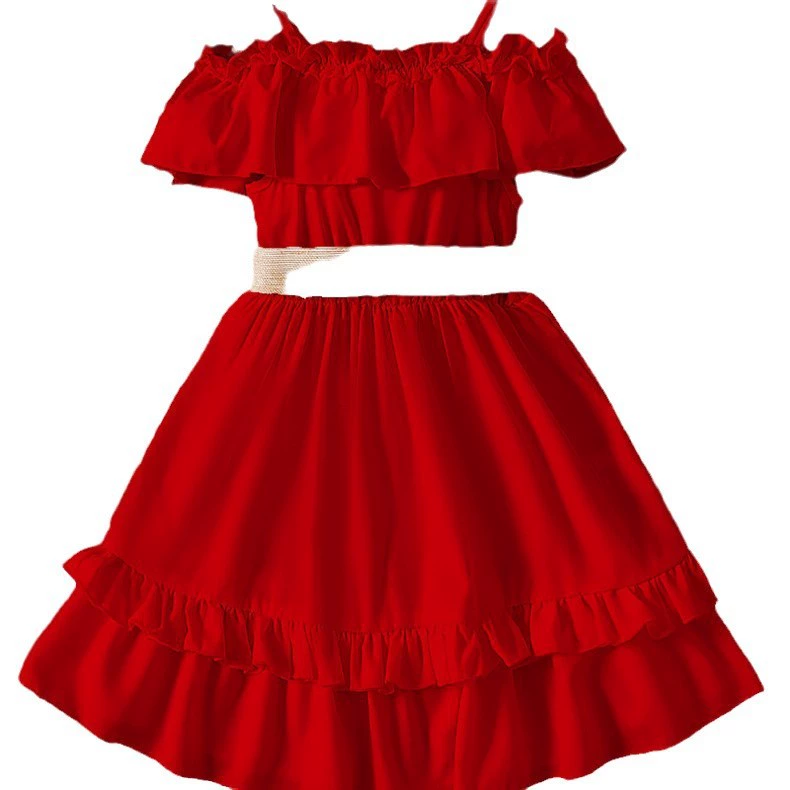 Dress, for import, french style, 3-10 years, high-quality style, wholesale