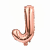 Balloon, decorations, layout, wholesale, 16inch, pink gold